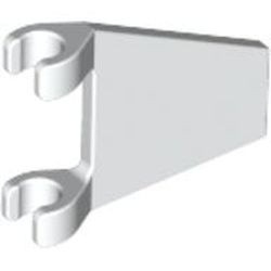 44676-1 Vlag 2x2 trapeze-vormig wit NIEUW *1B057