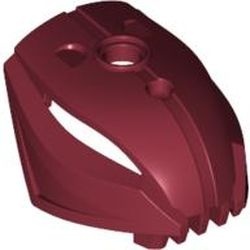 44807-59G Bionicle Hoofd, Rahkshi rood, donker gebruikt *