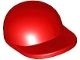 4485b-5 Cap korte klep (nieuwe versie) rood NIEUW *0L0000