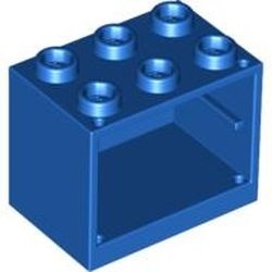 4532b-7 Kastje klein 2x3x2 (zie 4533 voor deur) blauw NIEUW *5K000