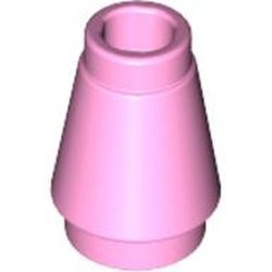 4589b-104 Kegel 1x1x1 roze, helder NIEUW *1B085