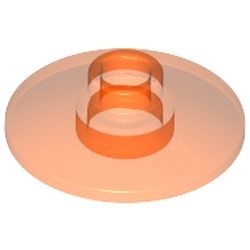 4740-18G Schotel 2x2 transparant neonoranje gebruikt *1R024