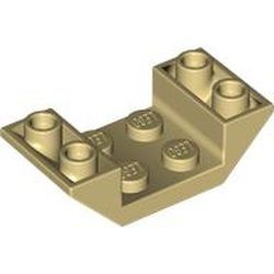4871-2 Omgekeerde dakpan 45 graden 4x2 dubbel crème NIEUW *5B004