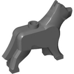 48812-85G Hond/wolf grijs, donker (blauwachtig) gebruikt *1E011