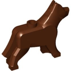 48812-88G Hond/wolf bruin, roodachtig gebruikt *1E011