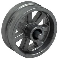 50862-95 Wiel voor motor zilver, mat NIEUW *5W000