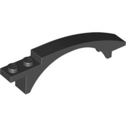 50967-11 Dakpan gebogen 1x8x 1 2/3 (spatbord) zwart NIEUW *