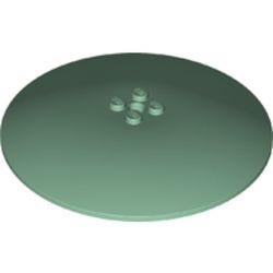 50990-48 Schotel 10x10 groen, zandkleurig NIEUW *1R024