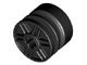 55982-11 Wiel 18x14 wiel met spaken met asgat zwart NIEUW *5W000