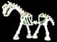 59228-159 Skelet- paard wit, lichtgevend NIEUW *0D000