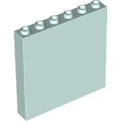 59349-152 Paneel 1x6x5 (zijkanten) aqua, licht NIEUW *5D0000