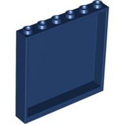 59349-63G Paneel 1x6x5 (zijkanten) blauw, donker gebruikt *1F018