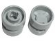 6014b-86G Wiel 11x12mm asgat (velg zonder band) grijs, licht (blauwachtig) gebruikt *5W000