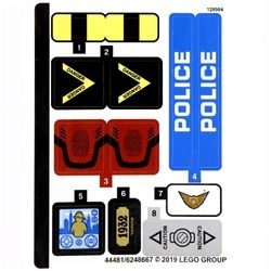 60207stk01 STICKER 60207 Sky Police Drone Chase NIEUW *0S0000