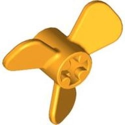 6041-110 Propellor L3 diameter- 3 gedraaide bladen oranje, lichthelder NIEUW *0D0000