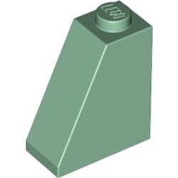 60481-48 Dakpan 65 graden 1 breed groen, zandkleurig NIEUW *1B156