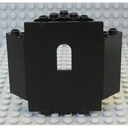6055-11G Kasteelmuur 6x6x6 Corner met raam zwart gebruikt *