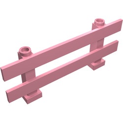 6079-23G Hek met horizontale planken 1x8x2 roze (klassiek) gebruikt *1C026