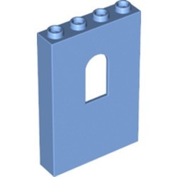 60808-42 Paneel 1x4x6 met raam zonder kanteel blauw, midden NIEUW *