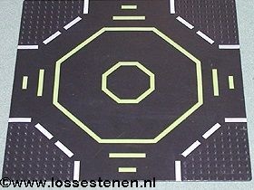 6099p02-11G Basisplaat 32x32 Landingsplaats zwart gebruikt *3K000