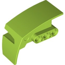 61070-34 Technic, Spatbord gebogen groot RECHTS lime NIEUW *4T075