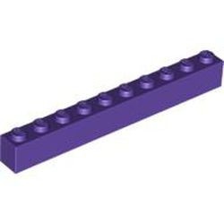 6111-89 Steen 1x10 paars, donker NIEUW *5K0000