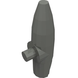 61190 e-85 Schijnwerper voor helm grijs, donker (blauwachtig) NIEUW *0L0000