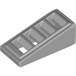 61409-86 Dakpan 18 graden 2x1 met vier sleuven grijs, licht (blauwachtig) NIEUW *1B194