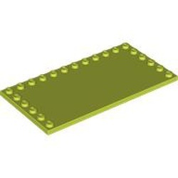 6178-76G Tegel 6x12 met noppen zijkanten lime, midden gebruikt *5K0000