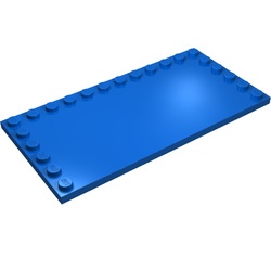 6178-7G Tegel 6x12 met noppen zijkanten blauw gebruikt *5K0000