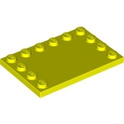 6180-236 Tegel 4x6 met noppen zijkant neon geel NIEUW *5K0000