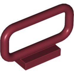 6187-59 Hek van buizen 1x4x2 geen nopgaten bovenop rood, donker NIEUW *1B255