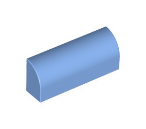 6191-42 Steen, 1x4x 1 1/3 met afgeronde top, geen noppen blauw, midden NIEUW *1B071