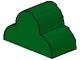 6216-6G Steen 2x4x2 met drie maal gebogen top groen gebruikt *