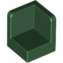 6231-80 Hoekpaneel 1x1x1 groen, donker NIEUW *1B016