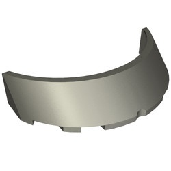 62360-77 Autoruit 3x6x1 gebogen grijs, donkerparel NIEUW *5D0000