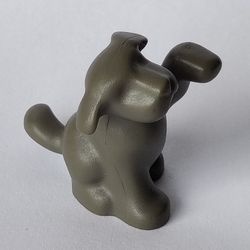 6250-10G Hond opgeheven poot donker, grijs (klassiek) gebruikt *0D000
