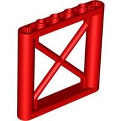 64448-5 Steun 1x6x5 vakwerk rood NIEUW *2B071