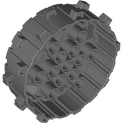 64711-85 Hardplastic wiel grijs, donker (blauwachtig) NIEUW *5W000