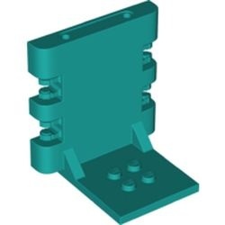 65132-39 Container, box video achterkant (PAKKETPOST) turquoise, donker NIEUW *5K000