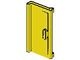 6546-3G Deur 1x2x3 verticale hendel geel gebruikt *1C030