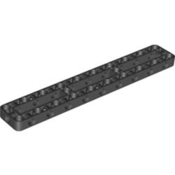 67491-11 Technic Hefbalk 3x19 open midden zwart NIEUW *1D000
