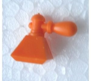 6932a-4 Parfumflesje piramide-vorm oranje NIEUW *0B0000