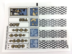 70810stk01 STICKER 70810 Metalbeard's Sea Cow NIEUW *0S0000