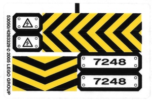 7248stk01 STICKER 7248 Digger NIEUW *0S0000