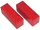 73090b-5G Trein/kraangewicht 2x6x2 rood gebruikt *