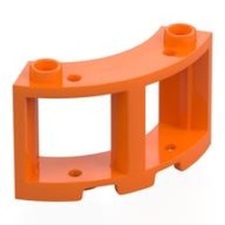 73878-4 Raam 3x3x3 rond oranje NIEUW *1L0000