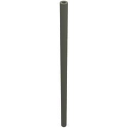 75c10-10 Slang star 3mm doorsnede, 10 noppen lengte (8 cm) donker, grijs (klassiek) NIEUW *5D0000