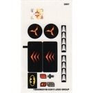 76000stk01 STICKER BATMAN Arctic Batman vs Mr. Freeze NIEUW *0S0000