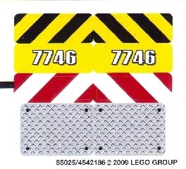 7746stk01 STICKER Single Drum Roller NIEUW *0S0000